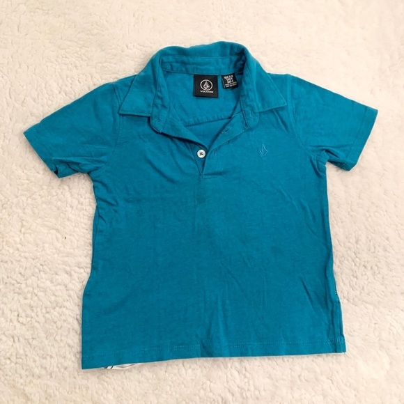 Volcom | Polo Short Sleeve Shirt Boys Size 4 Collared - Picture 4 of 9